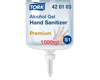 Handdesinfectie Tork S1 Premium alcoholgel ongeparfumeerd 1000 ml 420103
