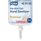 Alcoholgel Tork S1 voor handdesinfectie ongeparfumeerd 1000ml 420103