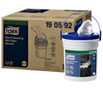 Lingettes mains imprégnées Tork W14 Premium 190592 non parfumé 1 épaisseur 58 feuilles blanc