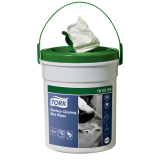 Lingettes imprégnées Tork Premium W15 190594 1 épiasseur seau 58 feuilles blanc