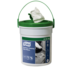 Reinigingsdoek Tork W15 Premium emmer 1-laags 58 vel wit 190594