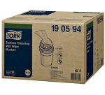 Lingettes imprégnées Tork Premium W15 190594 1 épaisseur seau 58 feuilles blanc