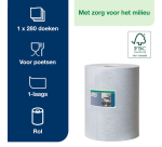 Tork Cleaning Cloth W1-W2-W3 Premium Heavy-Duty 530237 1 ply blue 280 sheets