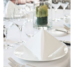 Tork LinStyle Premium Napkin 478711 1/4 Fold 1 ply 390x390mm white 50 pieces