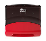 Reinigingsdoekdispenser Tork W4 Performance gevouwen rood 654008