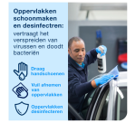 Reinigingsdoekdispenser Tork W4 Performance gevouwen rood 654008