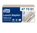 Serviette Tork Advanced 477351 2 épaisseurs pli 1/8 328x325mm naturel 200 pièces