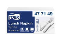 Serviette Tork Advanced 477149 2 épaisseurs pli 1/4 328x325mm blanc 200 pièces