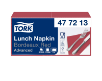 Serviette Tork Advanced 477213 2 épaisseurs Pli 1/4 328x325mm bordeaux 200 pièces
