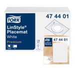 Set de table Tork LinStyle Premium 474401 2 épaisseurs 390x300mm blanc 100 pièces
