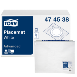 Set de table Tork Advanced 474539 1 épaisseur 420x270mm blanc 500 pièces