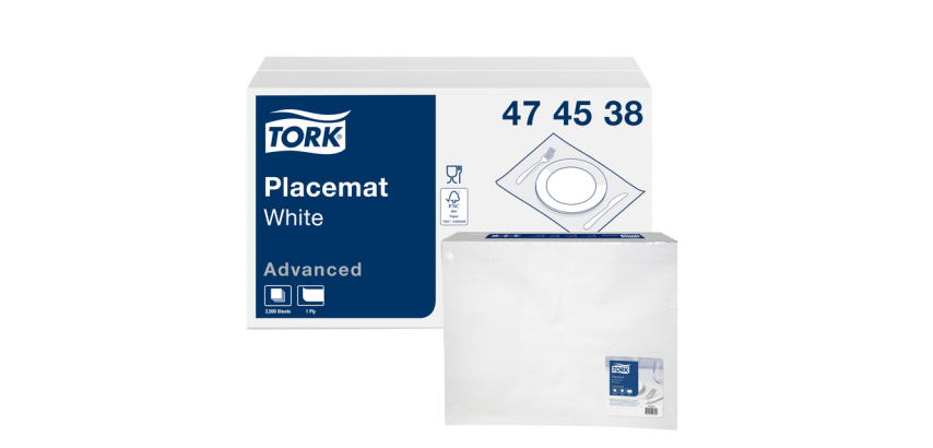 Tork Advanced Tischset 474539 1-lagig 420x270mm weiß 500 Stück