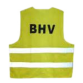 Gilet de sécurité avec impression 'BHV' jaune