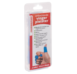 Pansement doigt adhésif Allglue rouleau 25mmx4,5m bleu 3 rouleaux