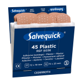 Pansements Salvequick recharge plastique 6036 6 cartes 45 pièces