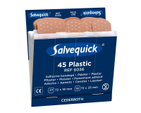 Pleisters Salvequick navulling plastic 6x 45 stuks