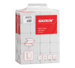 Essuie-mains Katrin 45570 pli-Z  2 épaisseurs 224x230mm blanc 20x 200 feuilles