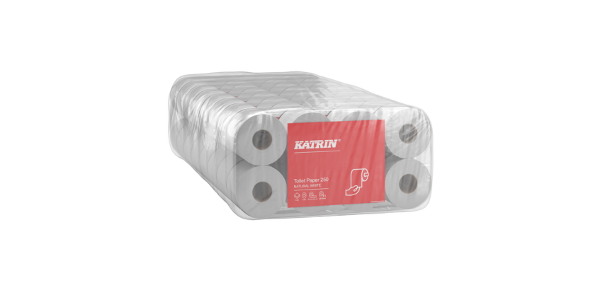 Katrin toilet paper 169505 2-ply 250 sheets natural