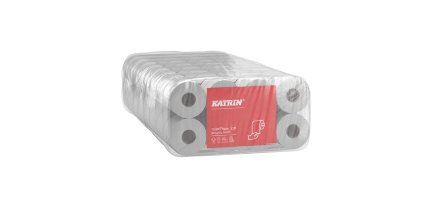 Papier toilette Katrin 169505 2 épaisseurs 250 feuilles naturel