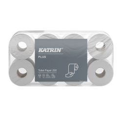 Papier toilette Katrin Plus 3 épaisseurs 250 feuilles blanc