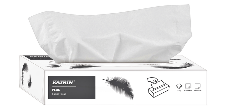 Katrin Plus Cosmetic Tissues 11797 2-ply 100 pieces