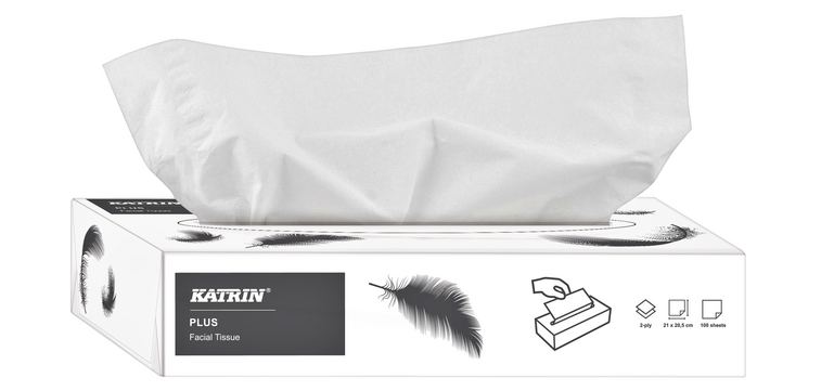Mouchoirs cosmétiques Katrin Plus 11797 2 épaisseurs 100 pièces