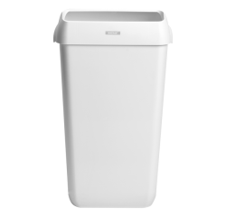 Poubelle Katrin 91899 ouverte 25 litres blanc