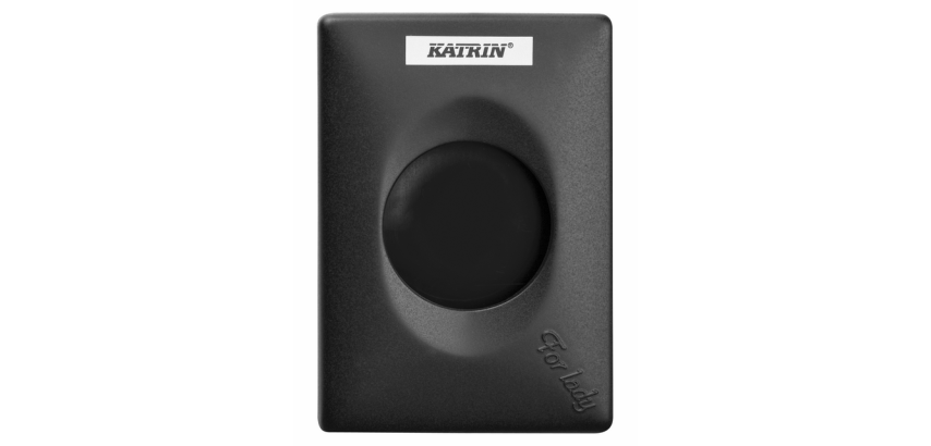 Distributeur sachets hygiène féminine Katrin 92247 noir