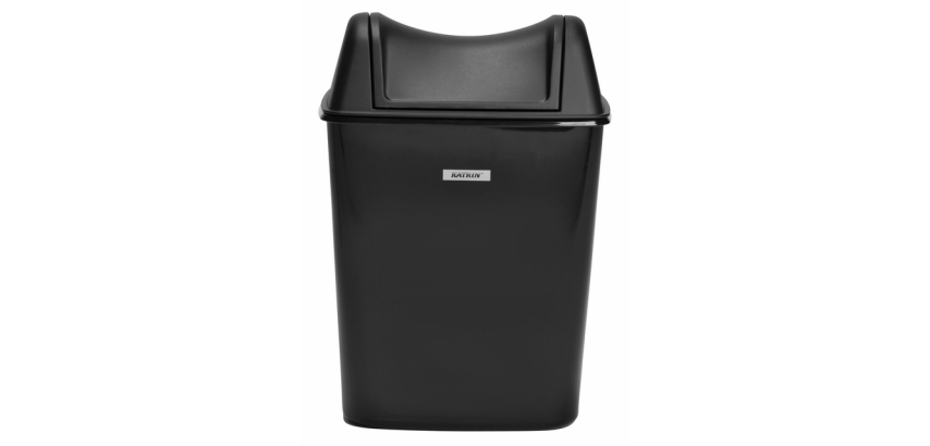 Poubelle Katrin 92223 Hygiène féminine 8 litres noir