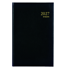 2027 Agenda Brepols Saturnus Lima 2 days/1 page black