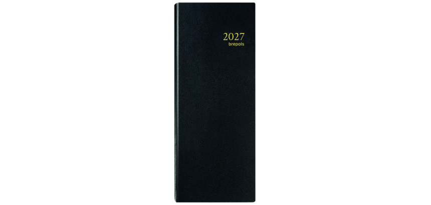 Agenda 2027 Brepols Saturnus Lima 1dag/2pagina's zwart