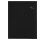 2027 Agenda Brepols Timing Lima 7 days/2 pages 4 languages black