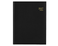 2027 Agenda Brepols Timing Lima 7 days/2 pages 4 languages black