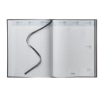 2027 Agenda Brepols Timing Lima 7 days/2 pages 4 languages black