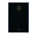 2024-2025 Brepols Bretime Lima 16 Monate 7 Tage/2 Seiten schwarz