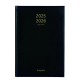 Agenda 2024-2025 Brepols Bretime Lima 16 mois 7 jours/2 pages noir