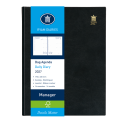 Agenda 2027 Ryam Manager Mundior 1 jour/1 page noir