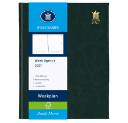 Agenda 2027 Ryam Weekplan Mundior 7 days/2 pages black