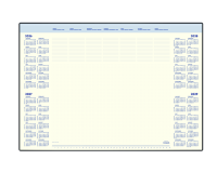 Bloc sous-main 2026 Brepols Desk Mate 7 jours/1 page 412x590x8mm avec support 35fls