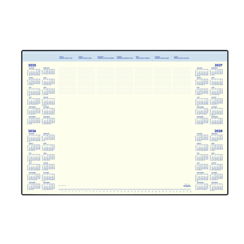 Bloc sous-main 2022 Deskmate support PVC 41x59cm