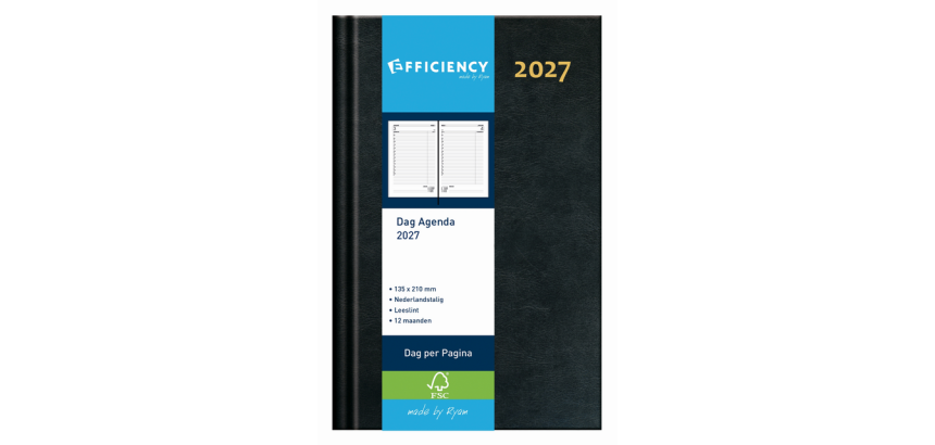 Agenda 2027 Ryam Efficiency Baladek 1dag/1pagina zwart