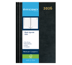2027 Agenda Ryam Efficiency Baladek 7 days/2 pages black