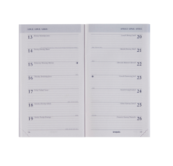 Recharge agenda 2026 Brepols Breplan 7 jours/1 page