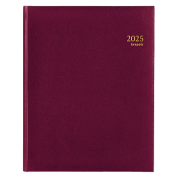 Agenda 2025 Brepols Concorde Lima 7 jours/2 pages bordeaux