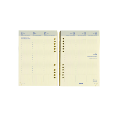 Recharge agenda 2027 Brepols Brefax 7 7 jours/2 pages