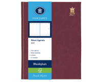 Agenda 2027 Ryam Weekplan Mundior 7dagen/2pagina's bordeaux