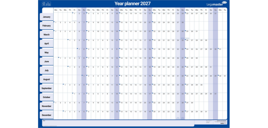 Planung 2023 Legamaster 60x90cm horizontal aufrollbar