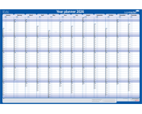 Planning annuel 2026 Legamaster 1 personne 90x60cm horizontal lamimé (EN)
