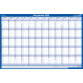 Jaarplanner 2025 Legamaster  1 persoon 90x60cm horizontaal gelamineerd Engelstalig