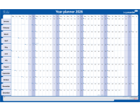 Planning annuel 2026 Legamaster 90x60cm horizontal laminé EN